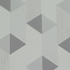 Papel De Parede Vinílico Geométrico Cinza/amarelo 0,53x10m