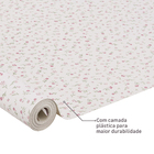 Papel de Parede Vinílico Liberty Romanty Rosa e Verde 52cmx9,5m