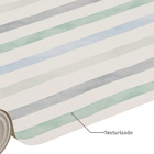 Papel de Parede Vinílico Listrado Color Cinza e Verde 52cmx9,5m