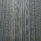 Papel De Parede Vinílico Listrado Preto Com Brilho 0,53x10m