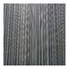 Papel De Parede Vinílico Listrado Preto Com Brilho 0,53x10m