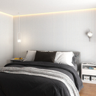 Papel de Parede Vinílico Listras Azul e Bege 52cmx9,5m