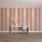 Papel de Parede Vinílico Listras Laranja e Cinza 2,90x1,0m Muse