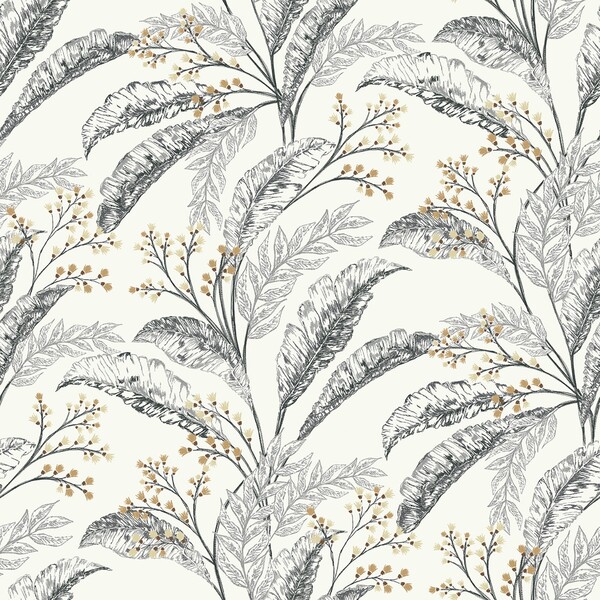 Papel de Parede Vinílico Nava Branco 0,53x10,5m Inspire