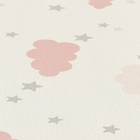 Papel de Parede Vinílico Nuvem Rosa e Cinza 52cmx9,5m