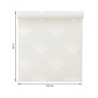 Papel de Parede Vinílico Nuvens Nude 53cmx10m