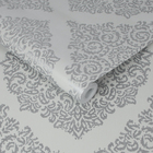 Papel de Parede Vinílico Oxford Prata 0,53x10m