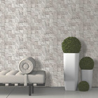 Papel de Parede Vinílico Pedra Canjica Taupe 0,53x10m