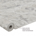 Papel de Parede Vinílico Pedras Falésias Cinza 52cmx9,5m