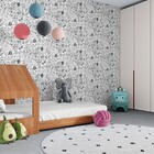 Papel de Parede Vinílico Preto 10x0,52m Bobinex