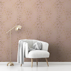 Papel De Parede Vinilico Quarto Menina Rosa Bebê Gold 18m