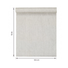 Papel de Parede Vinílico Simplicity Veil Cinza Claro 53cmx10m