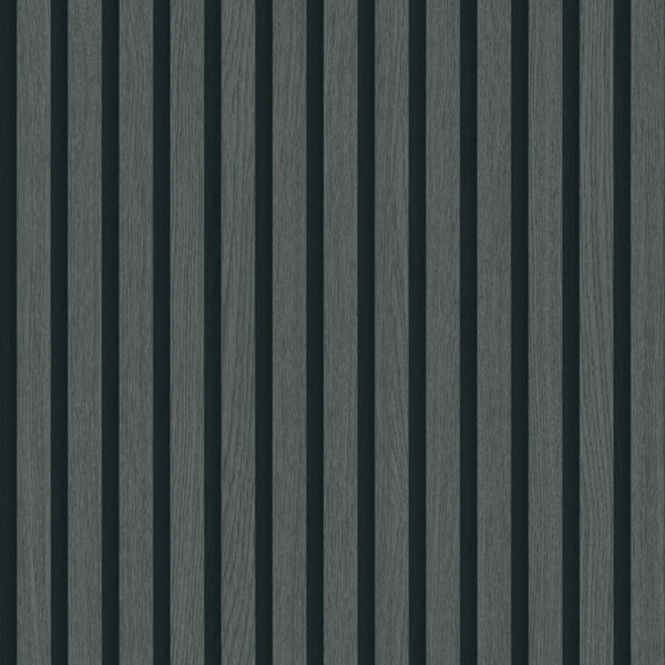 Papel de Parede Vinílico Unique Preto Listrado 10x0,53m Wiler-K