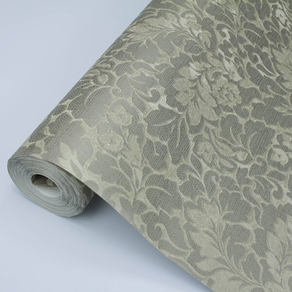 Papel De Parede Vinilizado  Floral Dk-0117 - 0,53x10m ( ± 3%)
