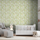 Papel de Parede Vinilizado Animais Verde 10x0,52m Bobinex