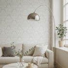 Papel De Parede Vinilizado Arabesco Dk-0350 - 0,68x9,14m (± 3