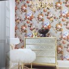 Papel De Parede Vinilizado Floral Dk-0179 - 0,53x10m ( ± 3%)