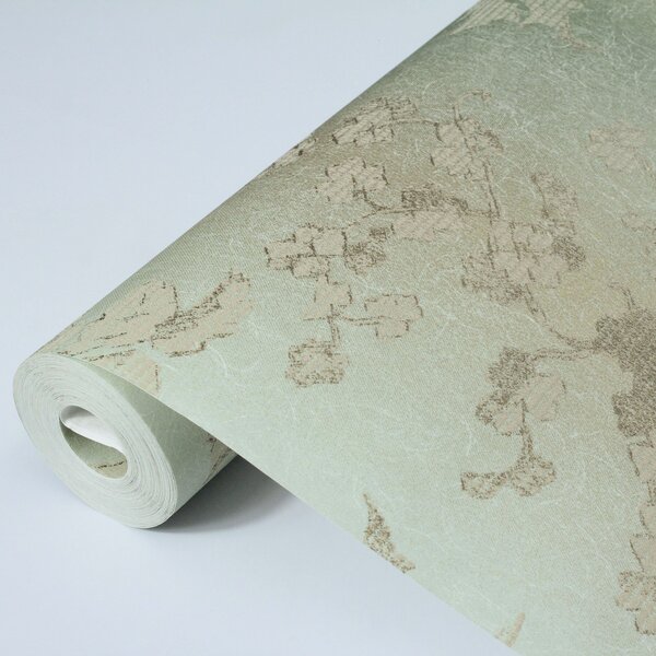 Papel De Parede Vinilizado Floral Dk-0200 - 53cm X 10m( ± 3%)
