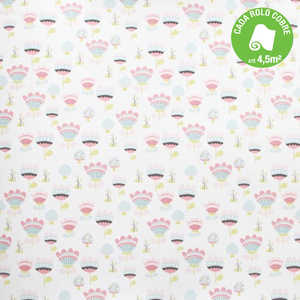 Papel De Parede 4 M Varios Modelos Leroy Merlin Faixa papel de parede infantil. papel de parede vinilizado flores inspire 0 53x10m