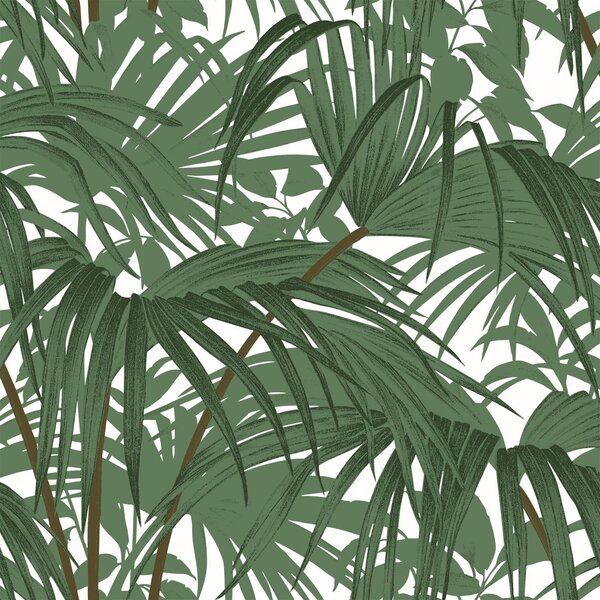 Papel De Parede Vinilizado Folhagem Dk-0166 - 0,53x10m ( ± 3%)