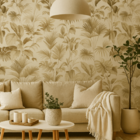 Papel De Parede Vinilizado Folhagem Dk-0167 - 0,68x9,14m ( ±