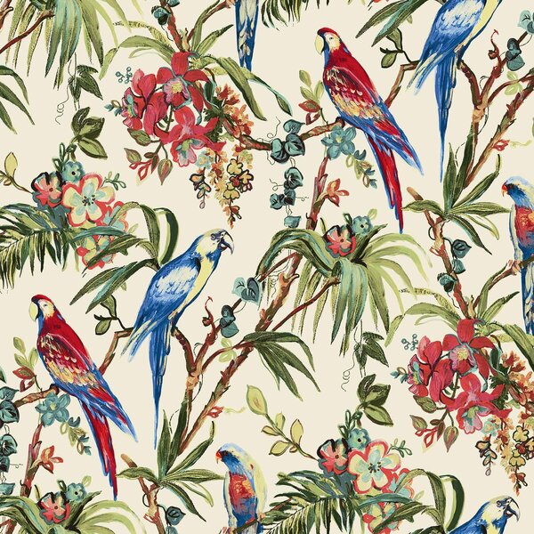 Papel De Parede Vinilizado Folhagem Dk-0178- 0,68x9,14m ( ± 3