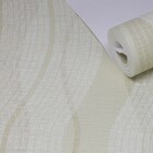 Papel De Parede Vinilizado Geométrico Bege