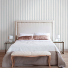 Papel de Parede Vinilizado Listras Prata e Branco 0,52x6,00m Inspire