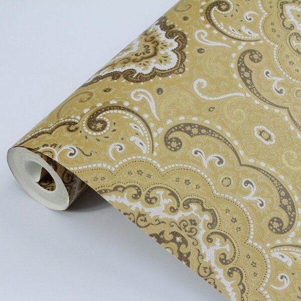 Papel De Parede Vinilizado Padrões Dk-0230 - 53cm X 10m( ± 3%)