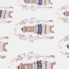 Papel de Parede Vinilizado Urso Azul 0,52x9,50m