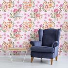 Papel De Parede Vintage Roses - 0 50 X 3 00 Metros
