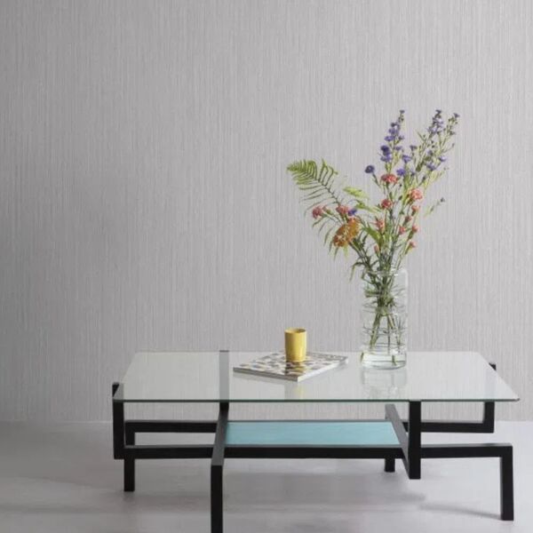 Papel De Parede Wanderlust Aspecto Têxtil Cinza Wl1504