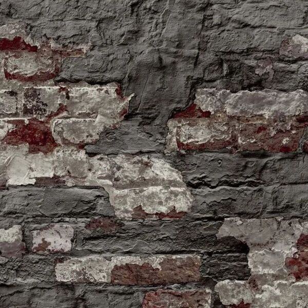 Papel De Parede Wanderlust Tijolo Cinza Wl3303