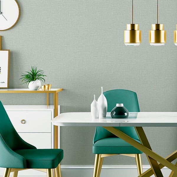 Papel De Parede Wiler Colorkey - Linho Cinza Col1021