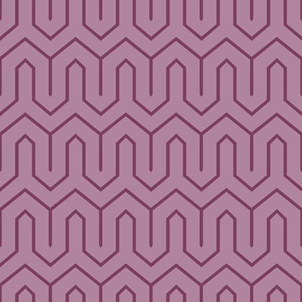 Papel De Parede Wiler Cubic - Geométrico Zig Zag Rosa