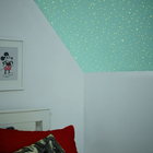 Papel De Parede Wiler Disney Céu Noturno Mickey - Azul Claro