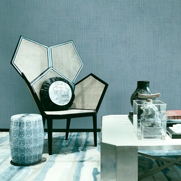 Papel De Parede Wiler Essencial - Textura Azul Ess1008