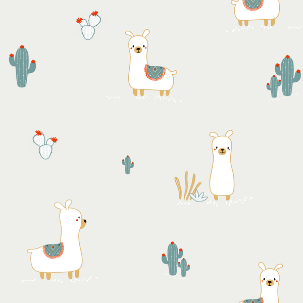 Papel De Parede Wiler Fofura Baby - Lhama