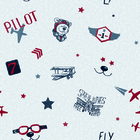 Papel De Parede Wiler Fofura Baby - Tema Aviador