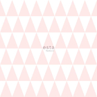 Papel De Parede Wiler Little Bandits - Triângulos Rosa E Bran