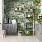 Papel De Parede Wiler Scape - Tijolinho Cinza E Verde