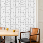 Papel De Parede Wiler Star – Geométrico Branco E Cinza