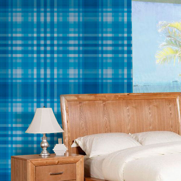 Papel De Parede Xadrez Modelo 02-60x300cm