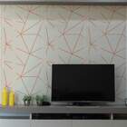 Papel De Parede Zara Cinza Com Rose 05-60x300cm