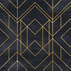 Papel De Parede Zara Em Tons Chumbo E Detalhes Amarelo 10,0m