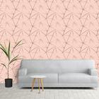Papel De Parede Zara Soft Pink Gold Tamanho:1,30x0,60