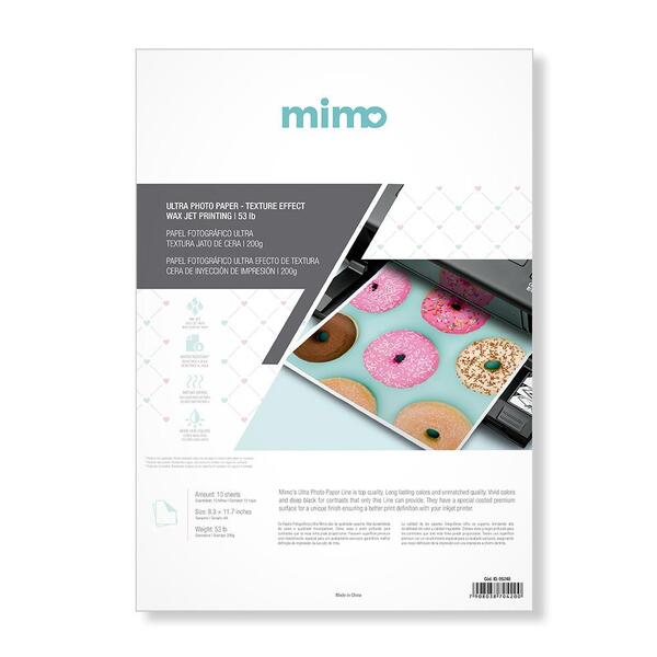 Papel Fotográfico Profissional Ultra - Textura Jato De Cera M