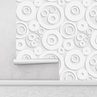 Papel Parede 3d Círculos Geométrico Autocolante