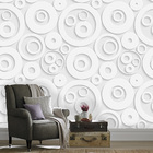Papel Parede 3d Círculos Geométrico Autocolante