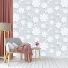 Papel Parede 3d Margaridas Autocolante